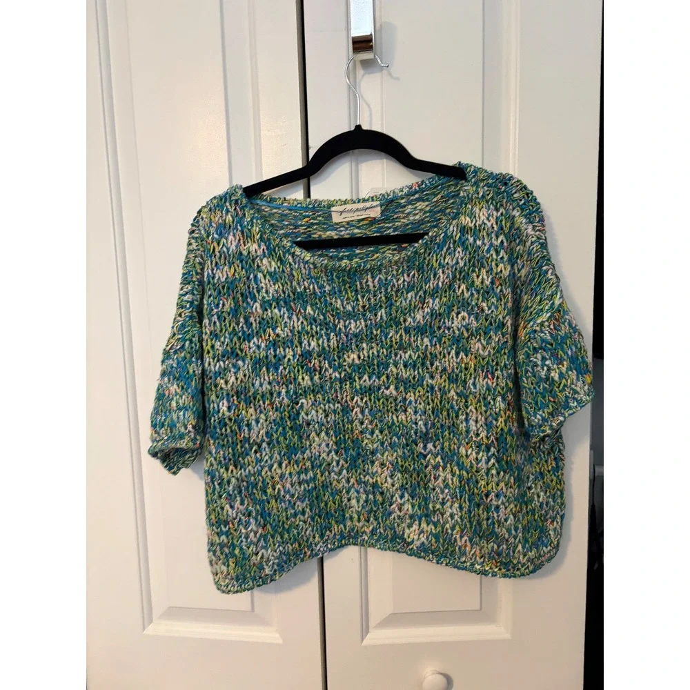 Free People Women's Mezcal Sweater Tee Rainforest NWT‎ Medium